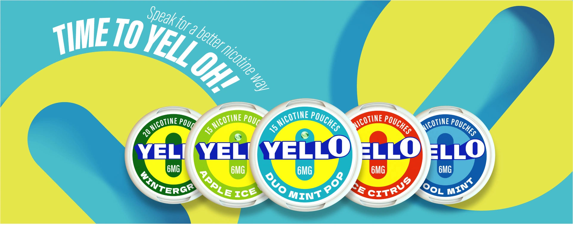 yello banner- time on call- 5 flavor